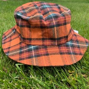 Nwt Uo Orange Plaid Bucket Hat | Poshmark